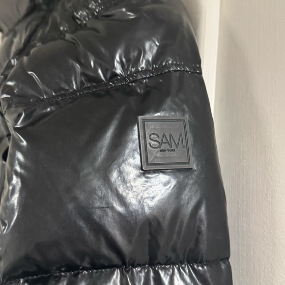 SAM Women's Freestyle Bomber/Puffer Jacket Jet Black Size Large - Picture 10 of 16